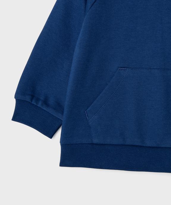 Sweat à capuche facile à enfiler bébé garçon vue5 - GEMO 4G BEBE - GEMO