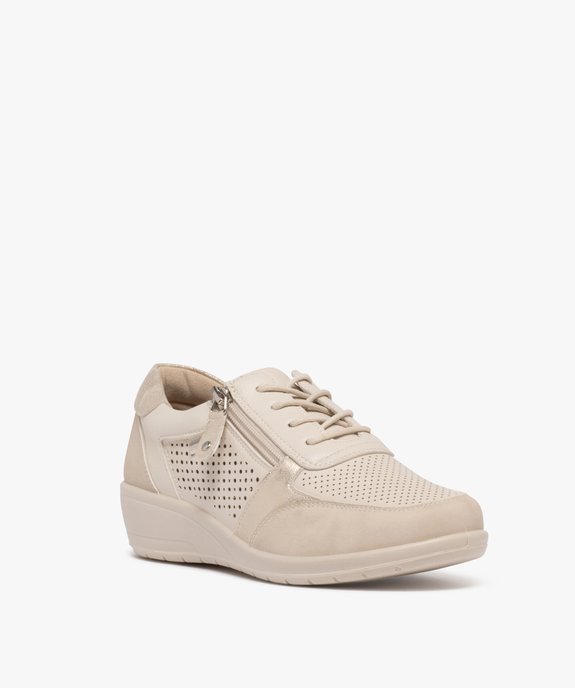 Chaussures confort esprit basket femme vue2 - G'FLEX GEMO FOR GOOD - GEMO