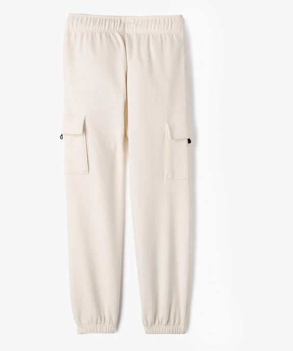 Pantalon cargo molletonné garçon vue4 - GEMO (JUNIOR) - GEMO