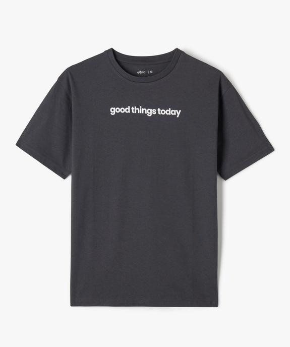 Tee-shirt imprimé manches courtes garçon vue1 - GEMO 4G GARCON - GEMO