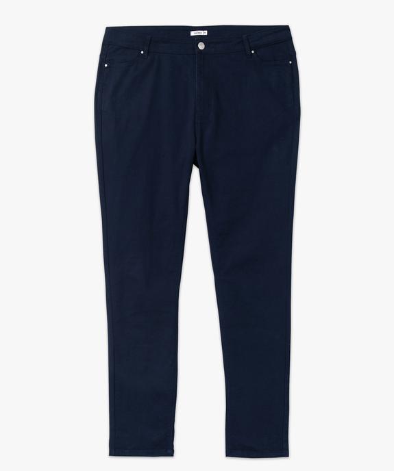 Pantalon coupe Regular taille ajustable femme grande taille vue4 - GEMO (G TAILLE) - GEMO