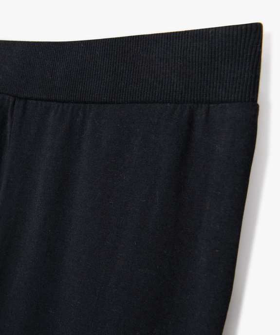 Pantalon de pyjama ajusté à taille élastiquée fille vue2 - GEMO