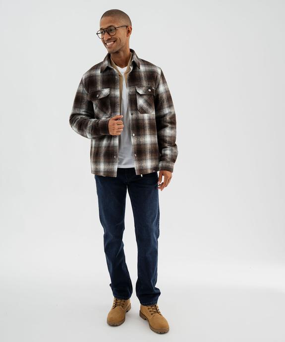 Sweat zippé en molleton doux homme vue4 - GEMO (HOMME) - GEMO