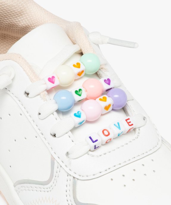 Baskets avec lacets élastiques fantaisie fille - Lovely Wings vue7 - LOVELY WINGS - GEMO