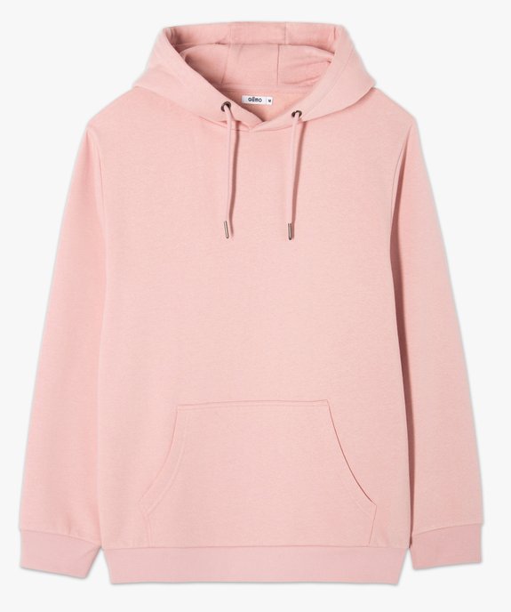 Sweat à capuche intérieur molletonné homme vue4 - GEMO 4G HOMME - GEMO