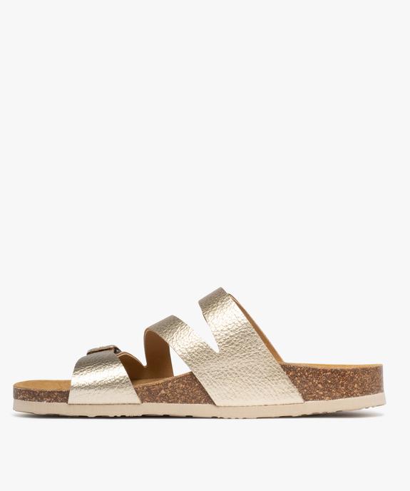 Mules métallisées avec brides à boucle femme - Valentina Baldano vue10 - VALENTINA BALDANO GEMO FORGOOD - GEMO