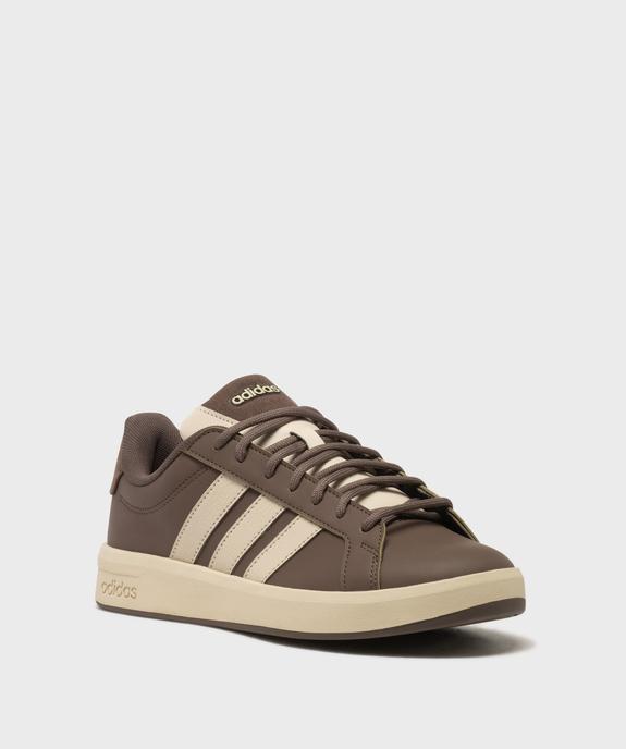 Baskets Grand Court Base 3.0 homme - Adidas vue2 - ADIDAS - GEMO