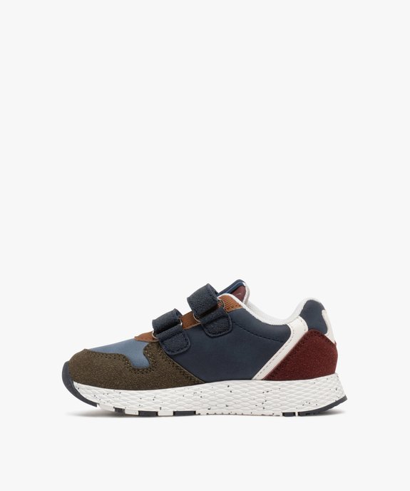Baskets style jogger à scratchs garçon vue3 - HOBIZ - GEMO