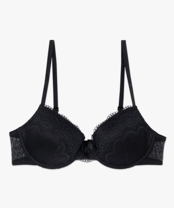 Soutien-gorge corbeille en dentelle à armatures l vue6 - GEMO(HOMWR FEM) - GEMO