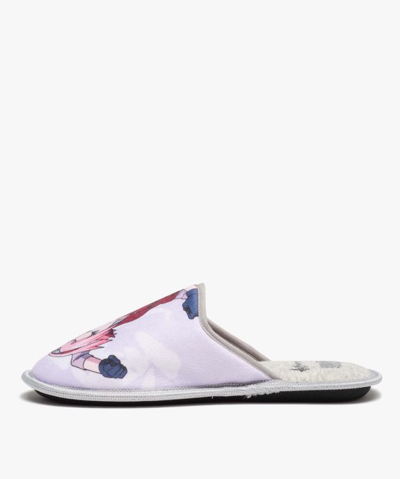Chaussons femme mules en jersey imprimées - Naruto vue3 - NARUTO - GEMO