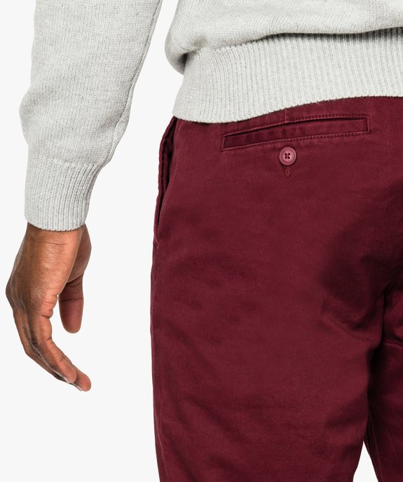 Pantalon homme chino coupe slim vue2 - GEMO (HOMME) - GEMO