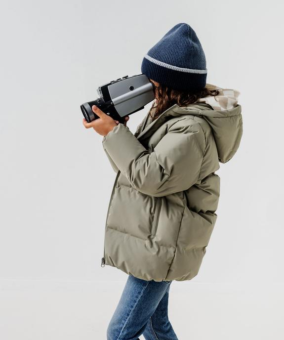 Blouson déperlant doublé polaire à capuche garçon vue1 - GEMO 4G GARCON - GEMO
