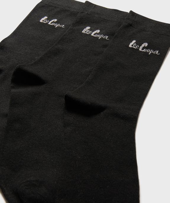 Chaussettes unies homme (lot de 3) - Lee Copper vue2 - LEE COOPER - GEMO