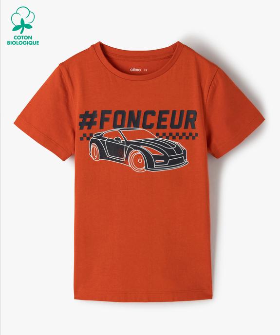 Tee-shirt garçon imprimé à manches courtes vue1 - GEMO 4G GARCON - GEMO