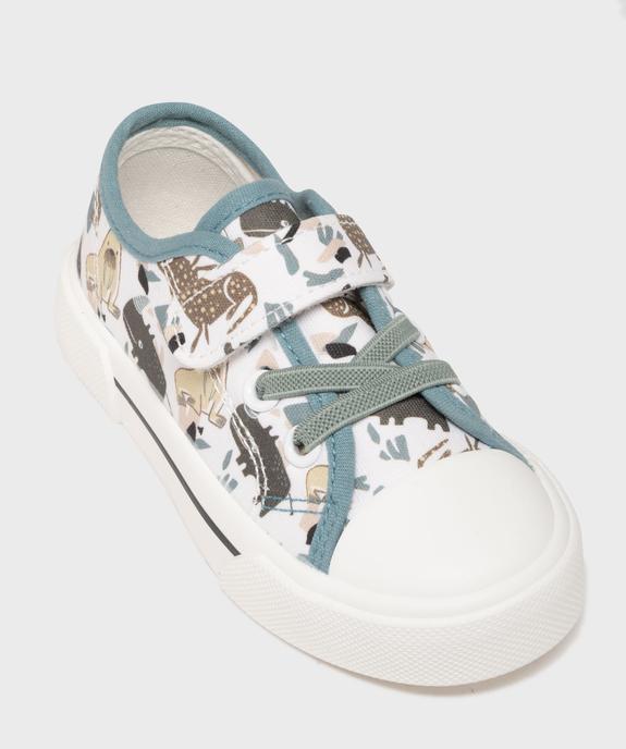 Baskets à scratch motifs animaux garçon vue5 - BUGGY GEMO FOR GOOD - GEMO