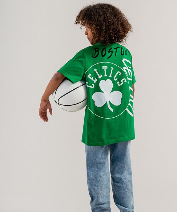 Tee-shirt manches courtes inscription Boston Celtics enfant - NBA vue1 - NBA - GEMO