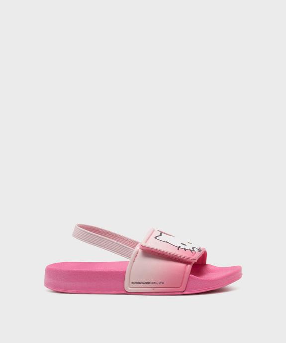 Mules de plage à scratch à motif chaton fille - Hello Kitty vue1 - HELLO KITTY - GEMO