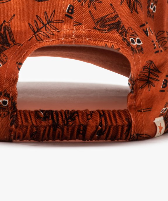 Casquette bébé garçon imprimée zèbre vue2 - GEMO(BEBE DEBT) - GEMO