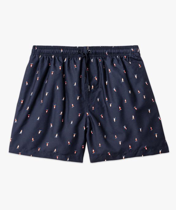 Short de bain imprimé chars à voile homme vue5 - GEMO (PLAGE) - GEMO