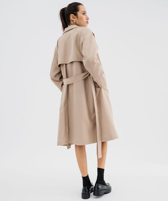Trench long femme - LuluCastagnette vue5 - LULUCASTAGNETTE - GEMO