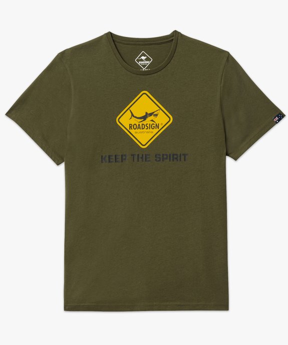 Tee-shirt manches courtes imprimé homme - Roadsign vue8 - ROADSIGN D - GEMO