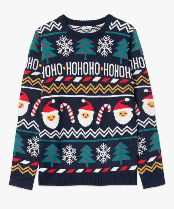 Pull de Noël homme à motif vue5 - GEMO (HOMME) - GEMO