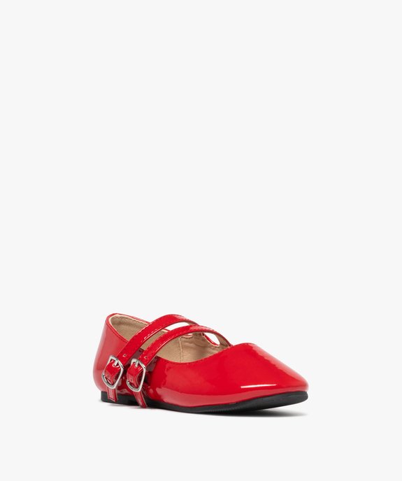 Ballerines fille vernies avec double brides à boucle vue3 - LOVELY WINGS - GEMO
