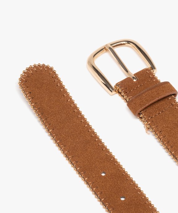 Ceinture avec perles métalliques femme vue3 - GEMO (ACCESS) - GEMO