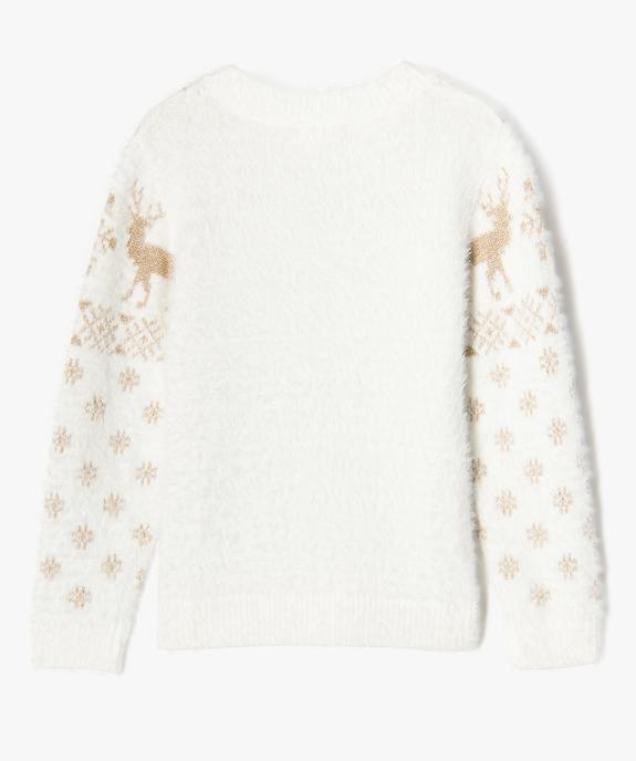 Pull de Noël avec motifs scintillants fille vue3 - GEMO (ENFANT) - GEMO