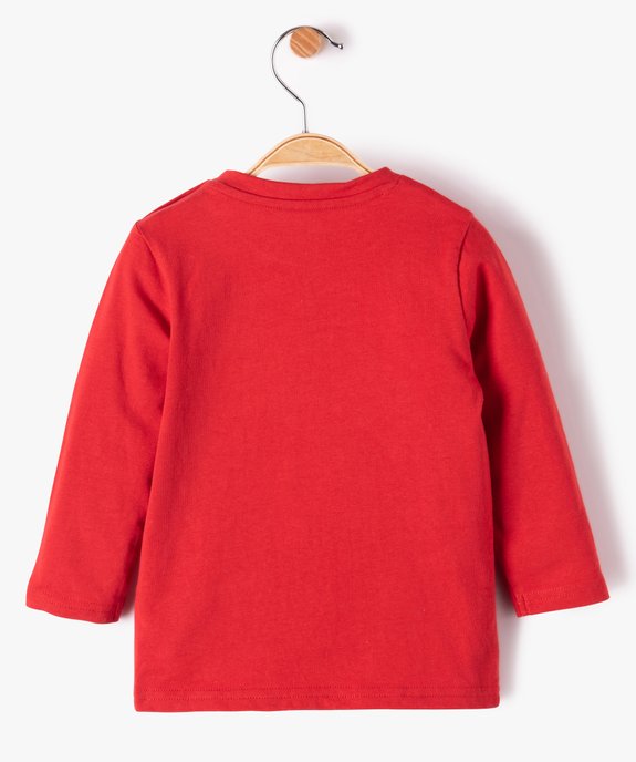 Tee-shirt de Noël bébé garçon à manches longues avec motif brillant vue3 - GEMO(BEBE DEBT) - GEMO