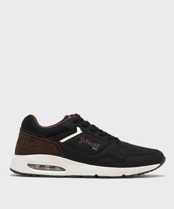 Baskets basses au look rétro tendance homme - Schott vue2 - SCHOTT - GEMO