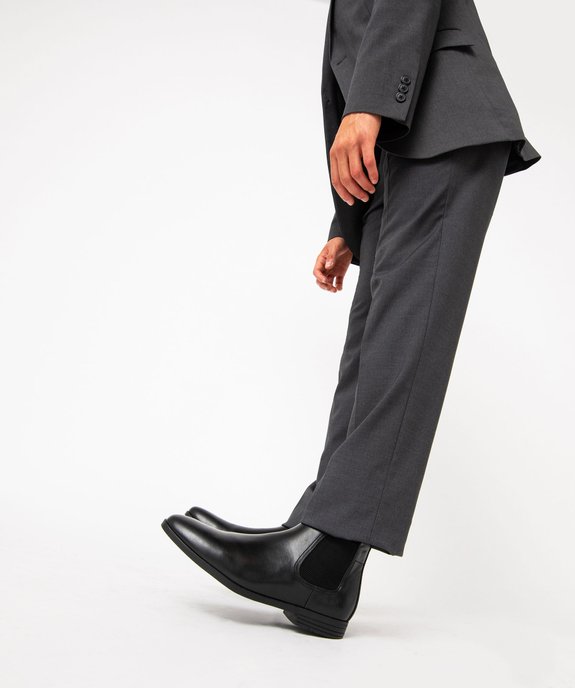 Chelsea boots avec élastiques texturés homme vue1 - MARIO BALDANO - GEMO