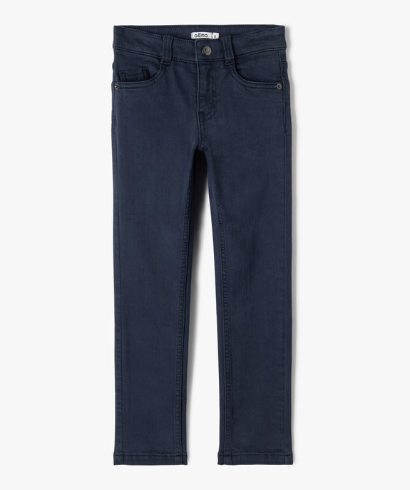 Pantalon chino slim 5 poches garçon vue1 - GEMO (ENFANT) - GEMO