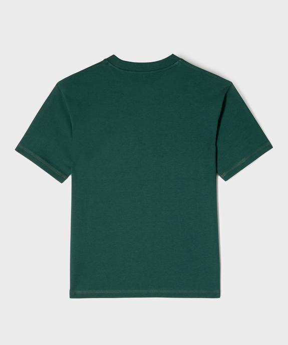 Tee-shirt uni à poche garçon vue3 - GEMO (JUNIOR) - GEMO