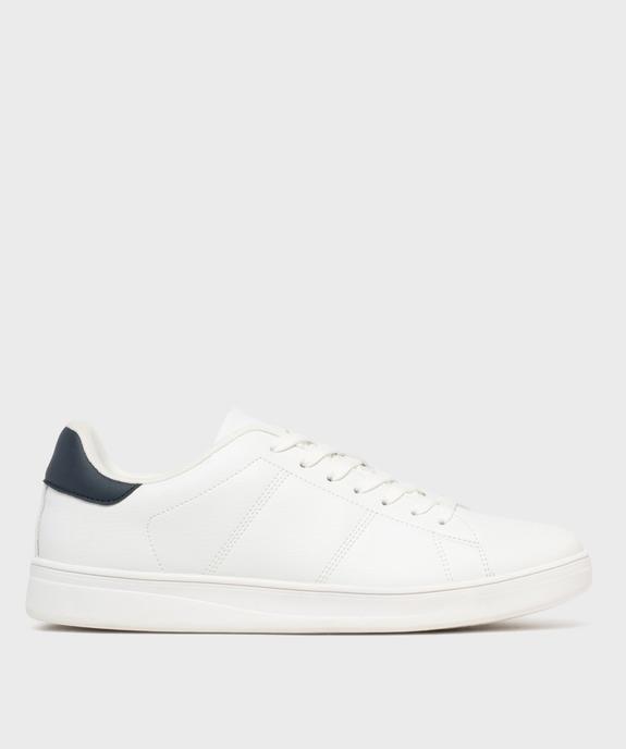 Baskets basses à lacets unies look urbain homme - 5 Miles vue2 - 5 MILES - GEMO