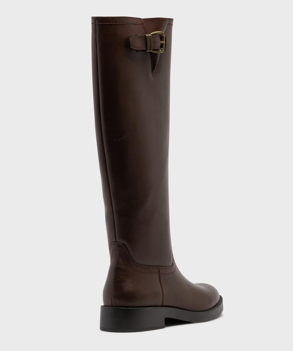 Bottes cavalières à petite boucle décorative femme - Follow Me vue4 - FOLLOW ME - GEMO