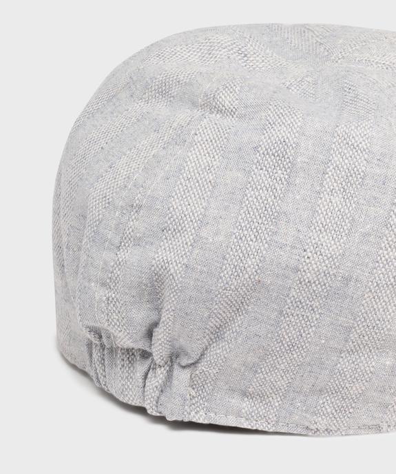Casquette plate chinée à rayures homme vue2 - GEMO (ACCESS) - GEMO