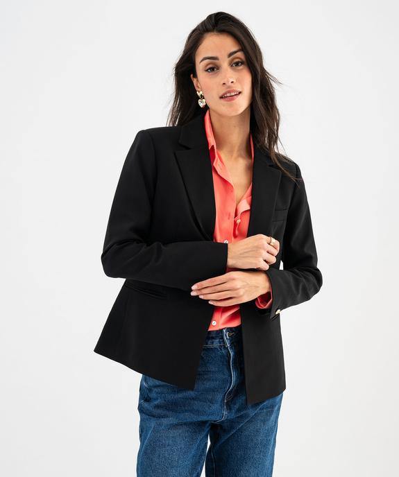 Veste de blazer coupe cintrée femme vue2 - GEMO(FEMME PAP) - GEMO