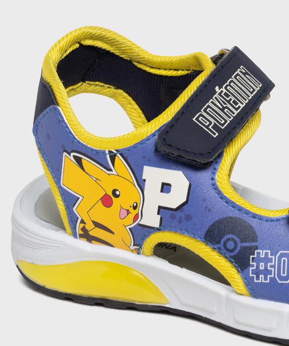 Sandales à scratch imprimées Pikachu garçon - Pokémon vue6 - POKEMON - GEMO