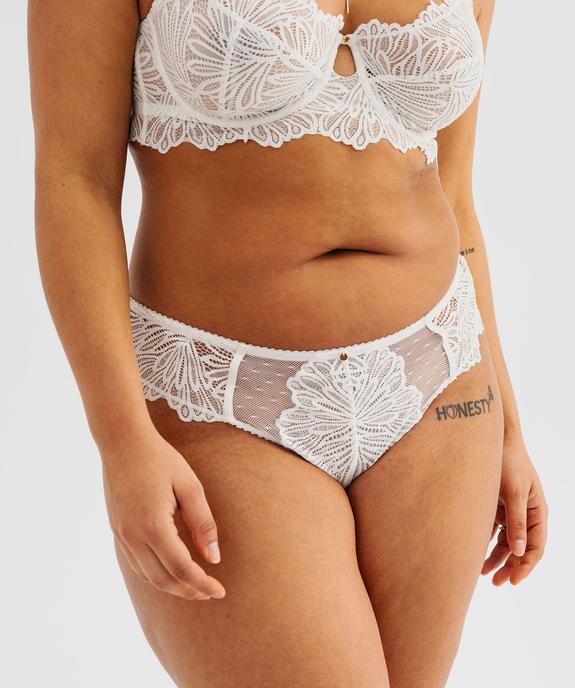 Tanga en dentelle femme grande taille vue1 - GEMO(HOMWR FEM) - GEMO