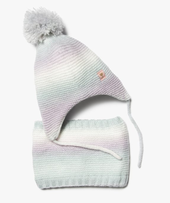 Ensemble d'accessoires bonnet et écharpe snood bébé fille  - GEMO