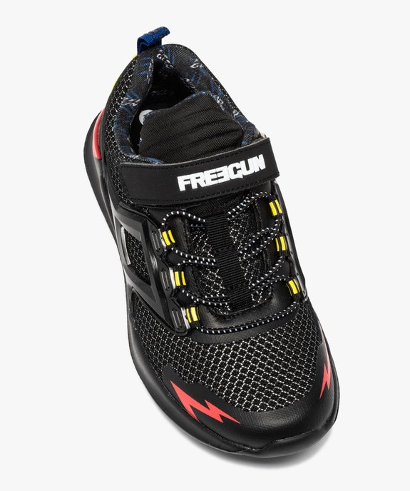 Baskets garçon dessus mesh et détails colorés - Freegun vue5 - FREEGUN - GEMO