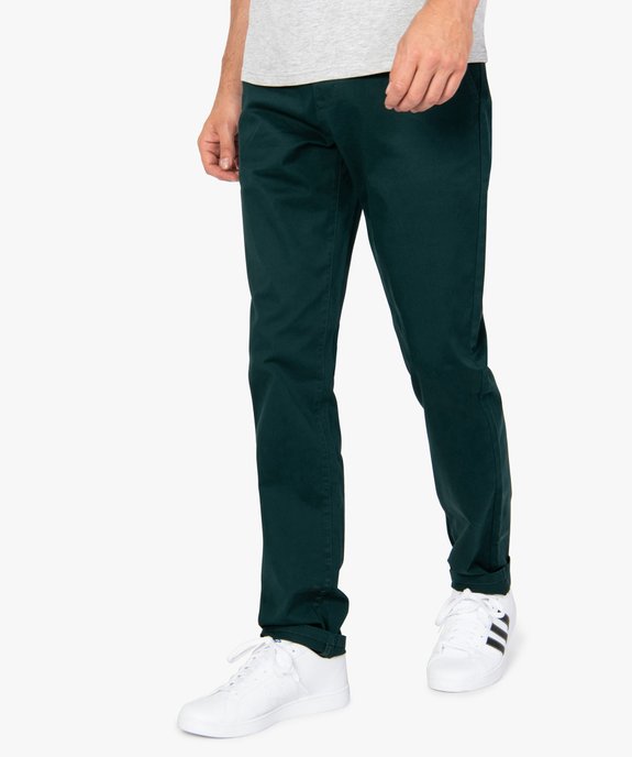 Pantalon homme chino coupe slim vue1 - GEMO (HOMME) - GEMO