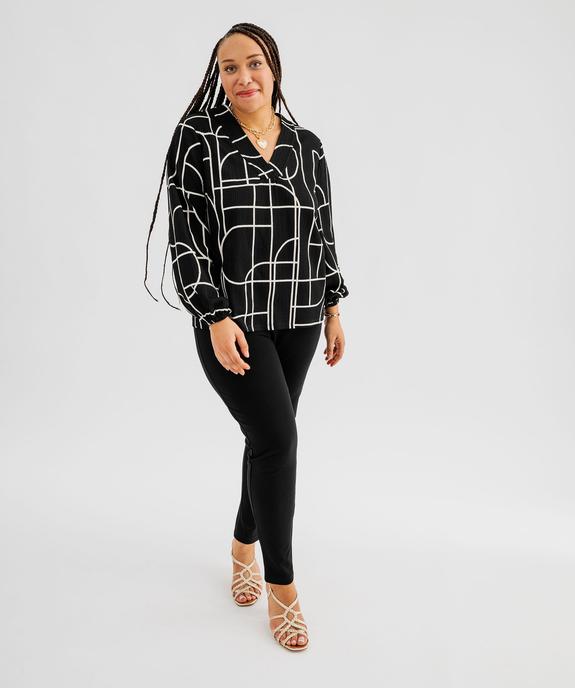 Legging femme grande taille vue4 - GEMO (G TAILLE) - GEMO