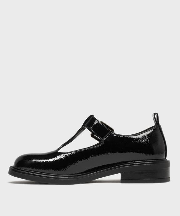 Mocassins vernis forme Salomé femme - Follow Me vue4 - FOLLOW ME - GEMO
