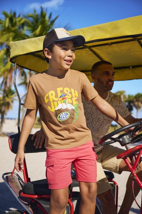 Tee-shirt imprimé animalier garçon vue1 - GEMO (ENFANT) - GEMO