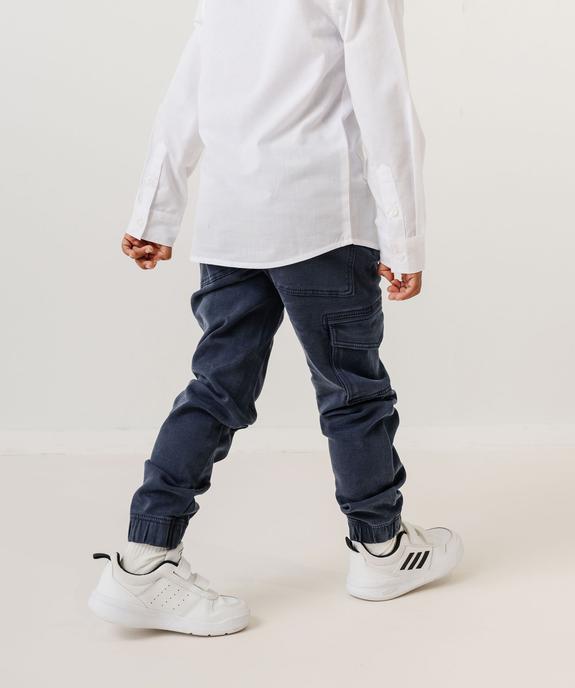 Pantalon cargo bas resserré garçon vue2 - GEMO (ENFANT) - GEMO