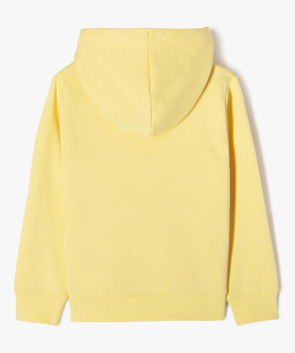 Sweat à capuche intérieur molletonné garçon vue4 - GEMO (ENFANT) - GEMO