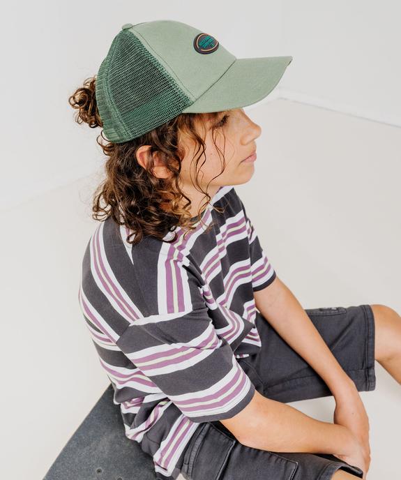 Casquette filet à patch en relief garçon vue5 - GEMO (JUNIOR) - GEMO