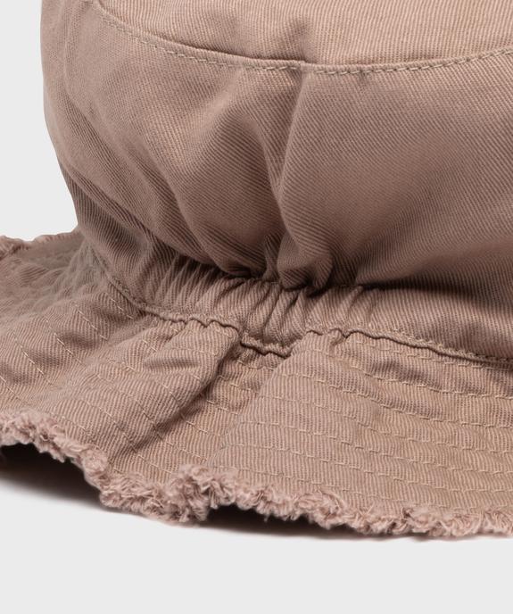 Chapeau bob en toile avec détails en relief bébé garçon vue3 - GEMO 4G BEBE - GEMO